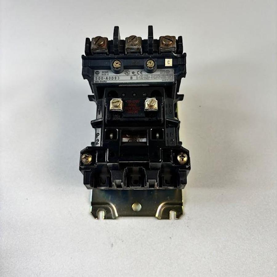 Used ALLEN BRADLEY 500-A0D93 SER. B CONTACTOR