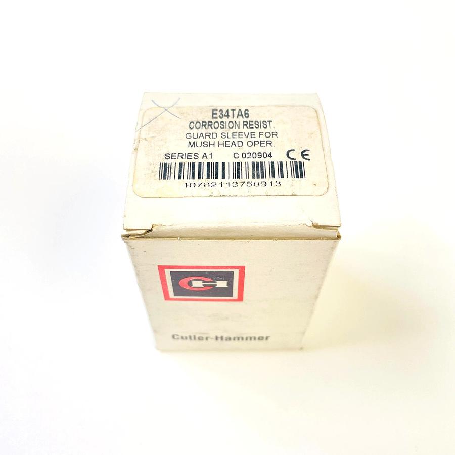 Used CUTLER HAMMER E34TA6 SER A1 GUARD SLEEVE MUSH HEAD OPERATOR CORROSION RESIST