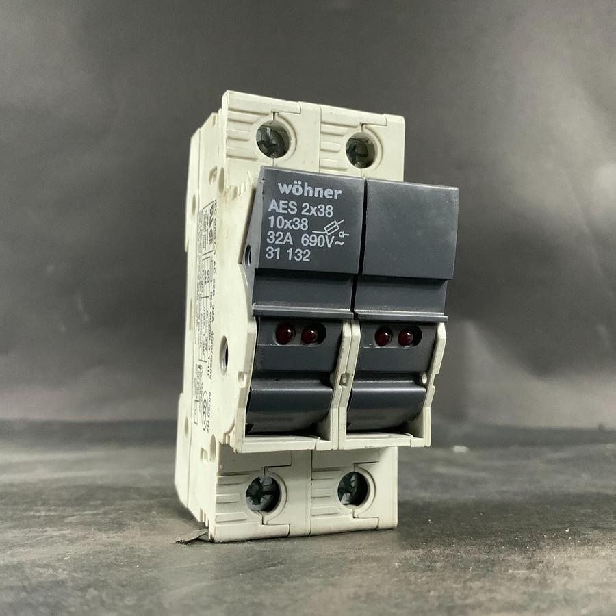 Used WOHNER AES 2X38 FUSE HOLDER ($12 OBO)