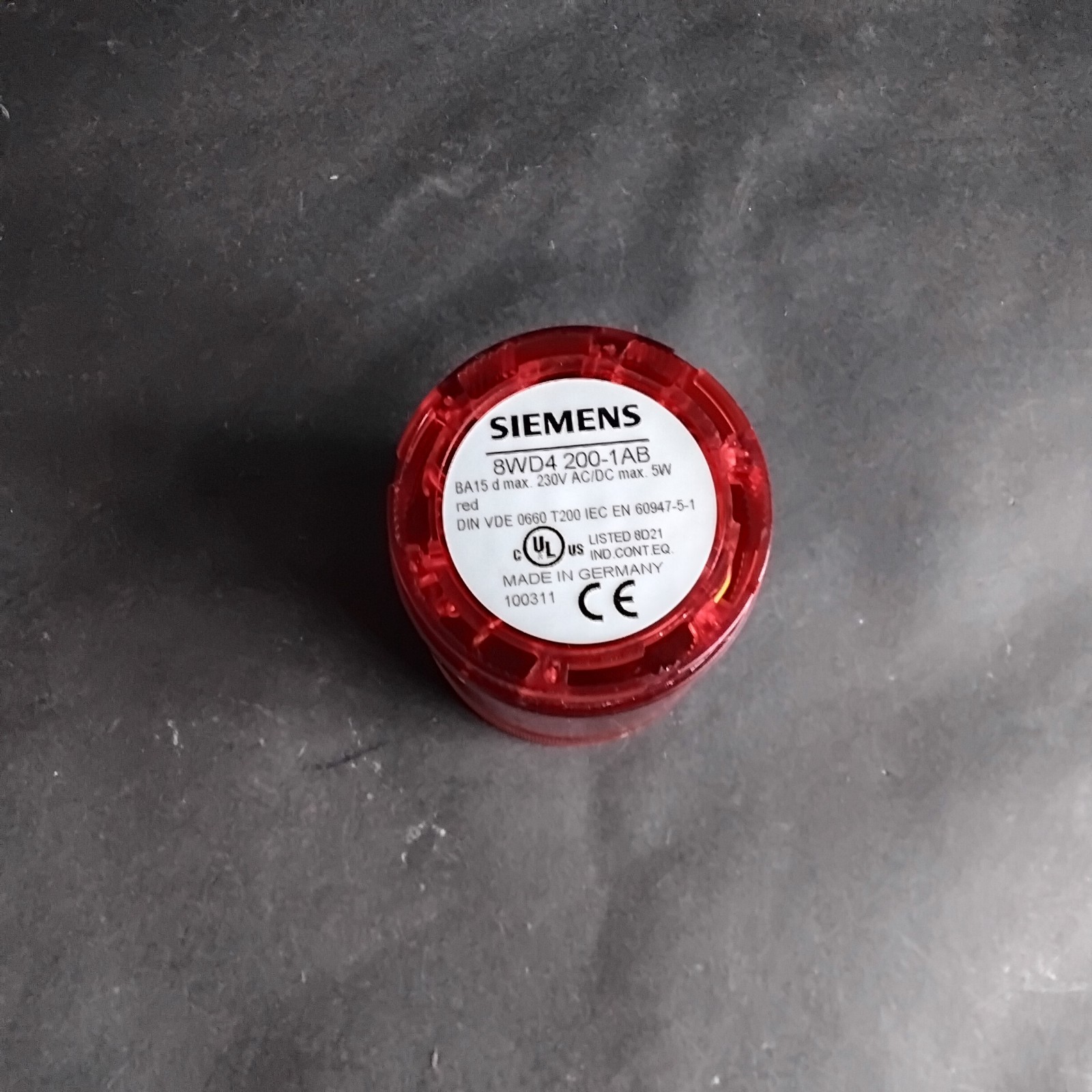 Used SIEMENS 8WD4 200-1 AB RED STACK LIGHT ($20 OBO)