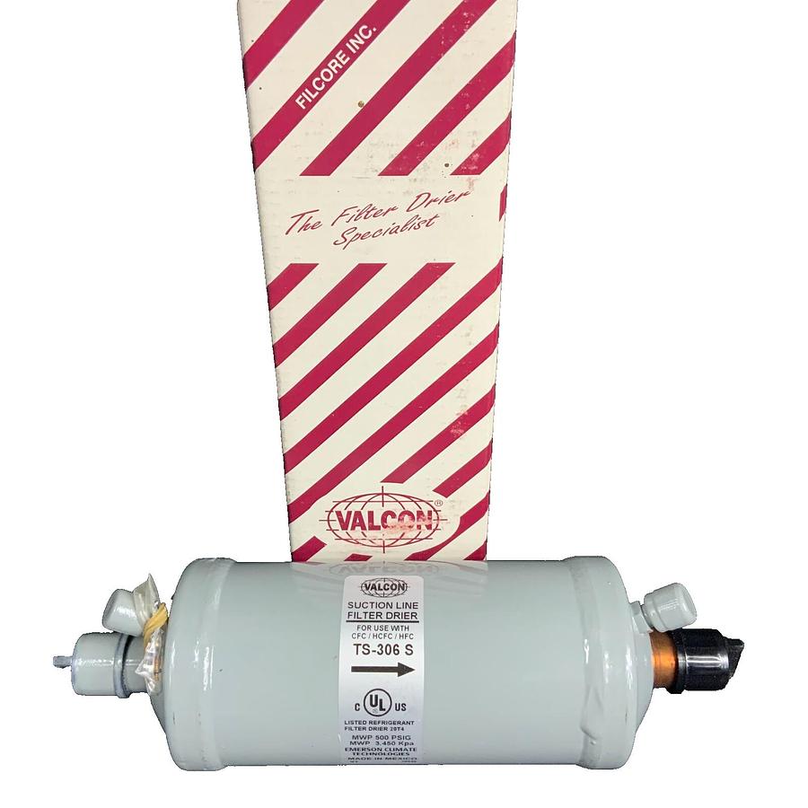 VALCON TS-306 S SUCTION LINE FILTER DRIER 3/4" ODF 125F HVAC NEW IN BOX