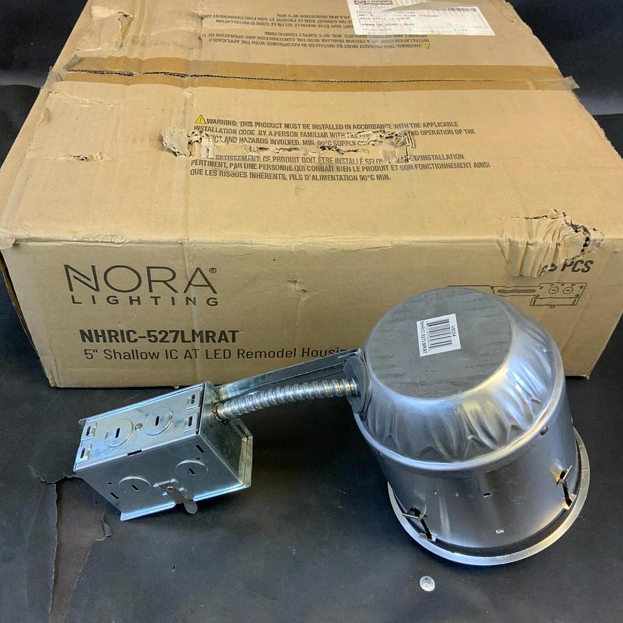Used NORA LIGHTING NHRIC-527LMRAT 5" LED HOUSING - BOX OF 6 ($100 OBO)