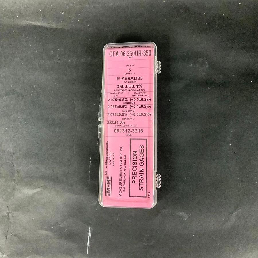 MICRO-MEASUREMENTS CEA-06-250UR-350 PRECISION STRAIN GAUGE - 1 UNIT ($5 OBO)