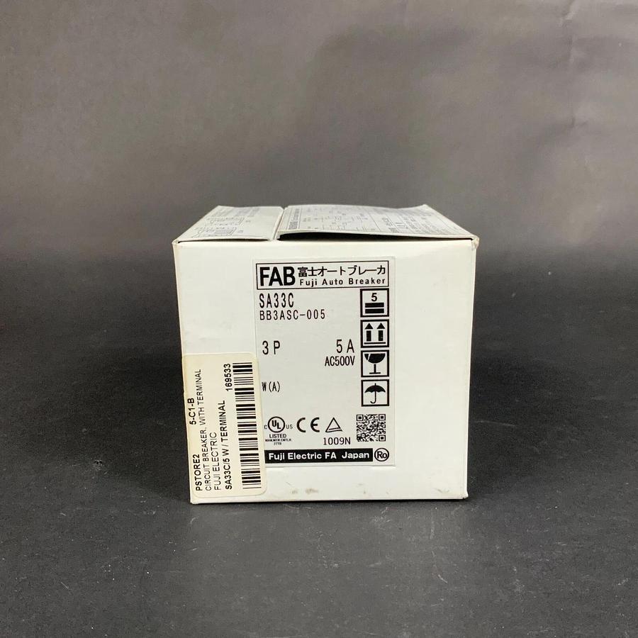 FUJI ELECTRIC SA33C BB3ASC 005 CIRCUIT BREAKER ($120 OBO) - LOT OF 6