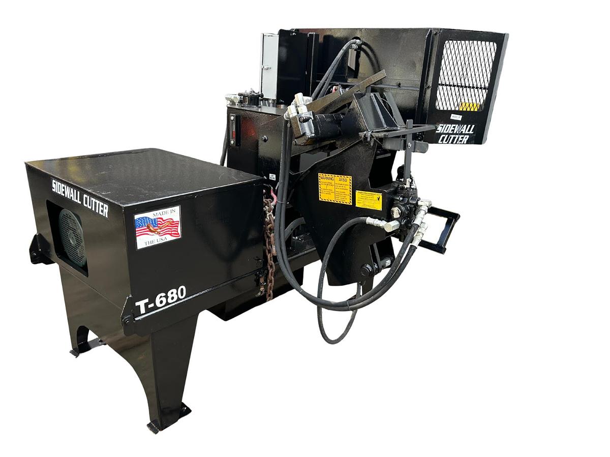 Used 2012 Eagle International T-680 Tire Sidewall Shredder