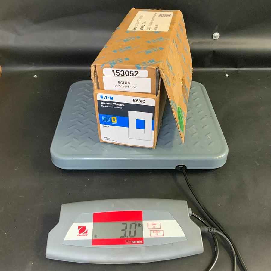 EATON 2715W-F-LW WALLPLATE - BOX OF 40 ($55 OBO)