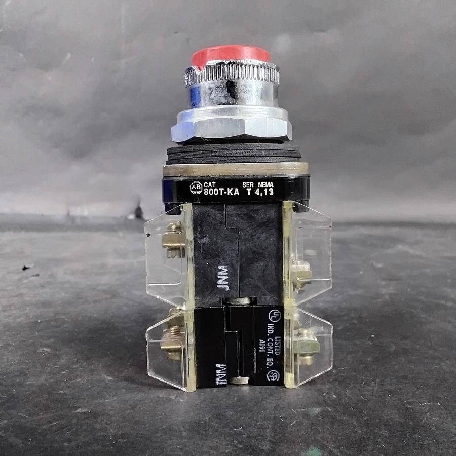 Used ALLEN BRADLEY 800T-KA SER T RED PUSHBUTTON ($35 OBO)