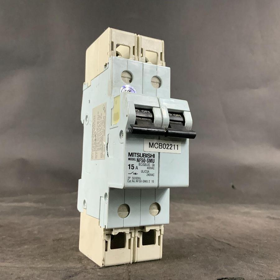 Used MITSUBISHI NF50-SMU2P15A CIRCUIT BREAKER ($30 OBO)