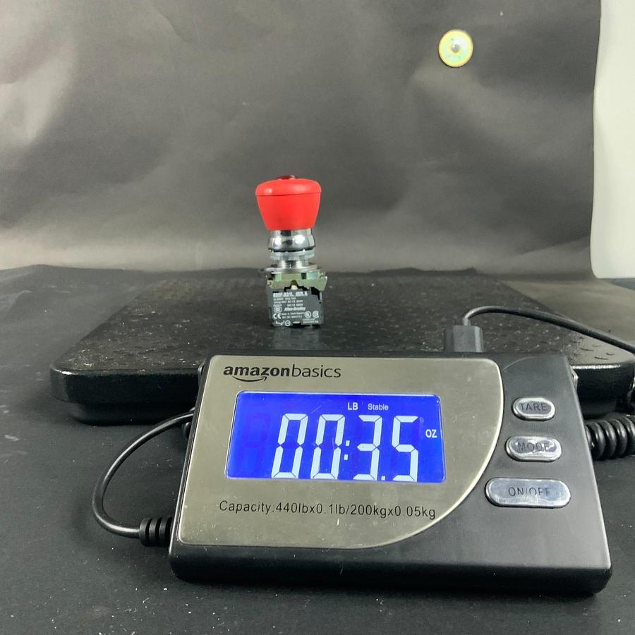 Used ALLEN BRADLEY 800F-X01L SERIES A RED PUSHBUTTON ($25 OBO)
