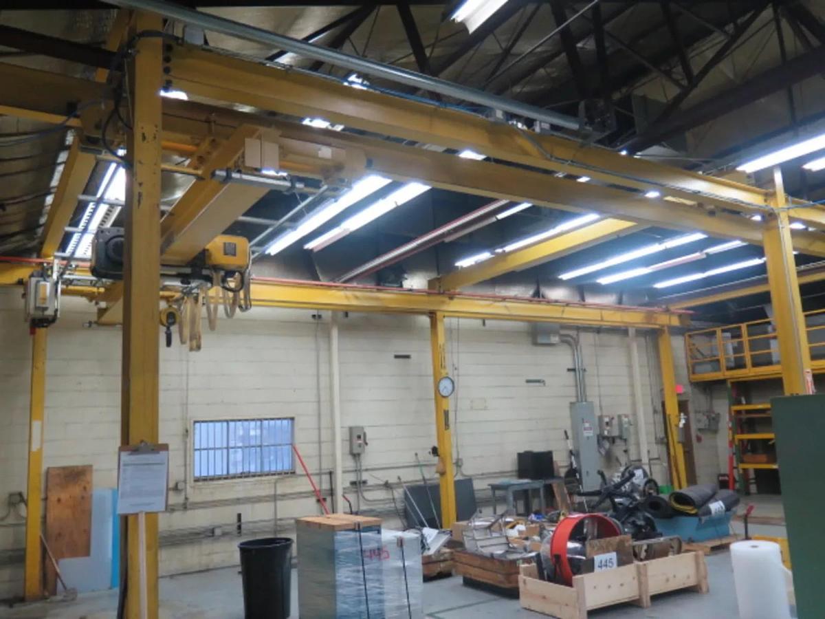 Used 2 Ton Capacity, Overhead Bridge Crane, 19'W x 44'L x 15'T, Motorized System