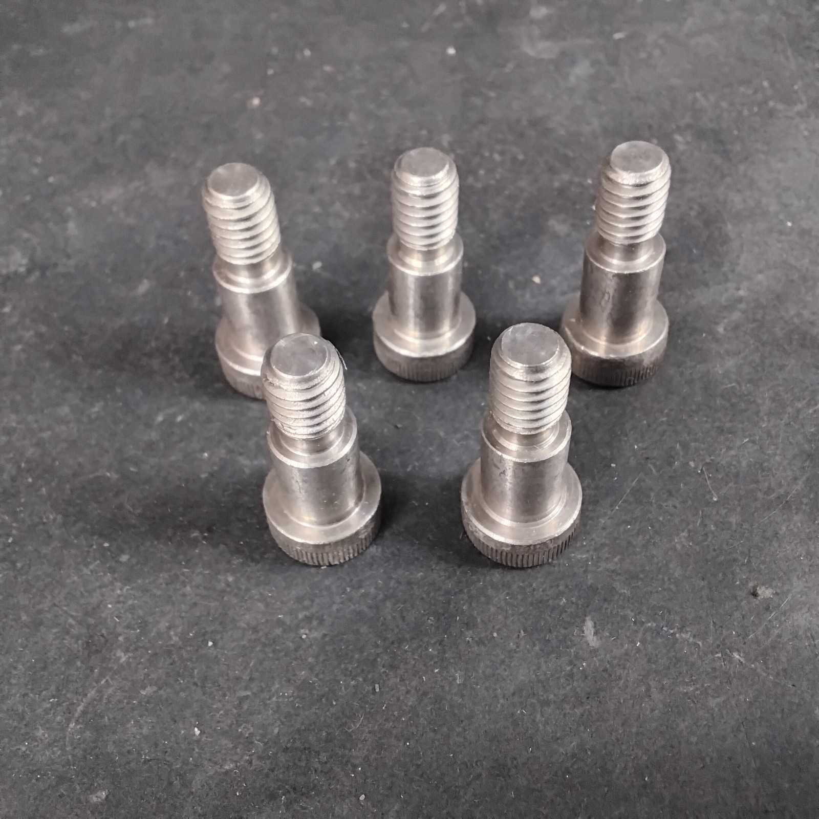 Used BOX OF 5 SHOULDER BOLTS 3/8-INCH BY 1/2-INCH ($7 OBO)