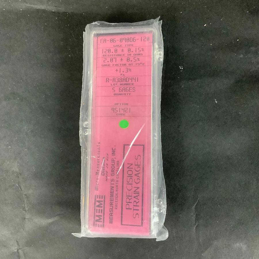 Used MICRO-MEASUREMENTS EA-06-090DG-120 PRECISION STRAIN GAUGE - BOX OF 5 ($25 OBO)