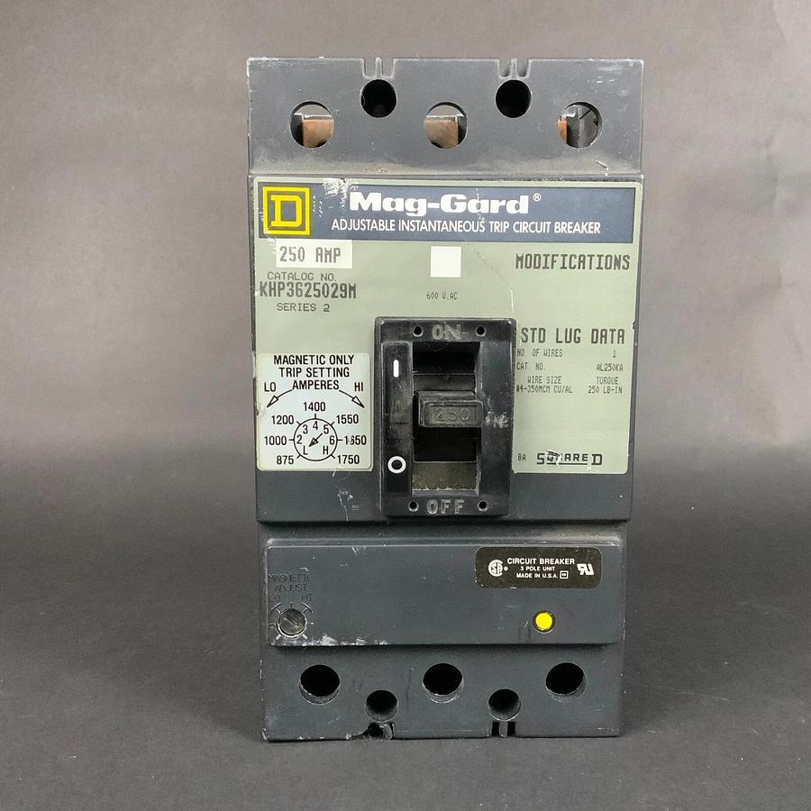 Used SQUARE D KHP3625029M CIRCUIT BREAKER (RARE! $1200 OBO)