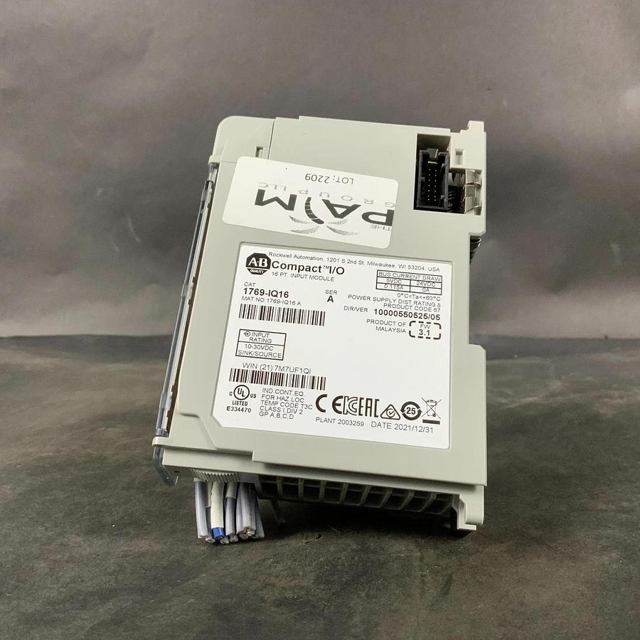 Used ALLEN BRADLEY 1769-IQ16 SER A INPUT MODULE ($35 OBO)