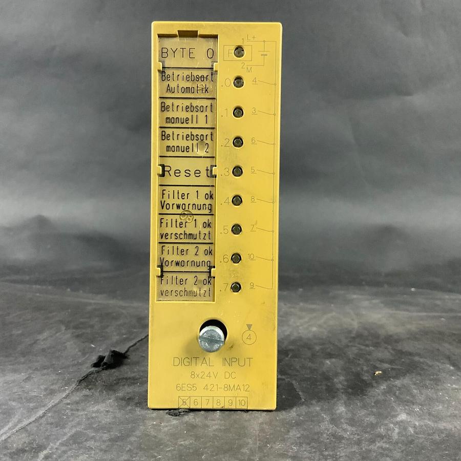 Used SIEMENS 6ES5421-8MA12 SIMATIC S5 INPUT MODULE ($15 OBO)