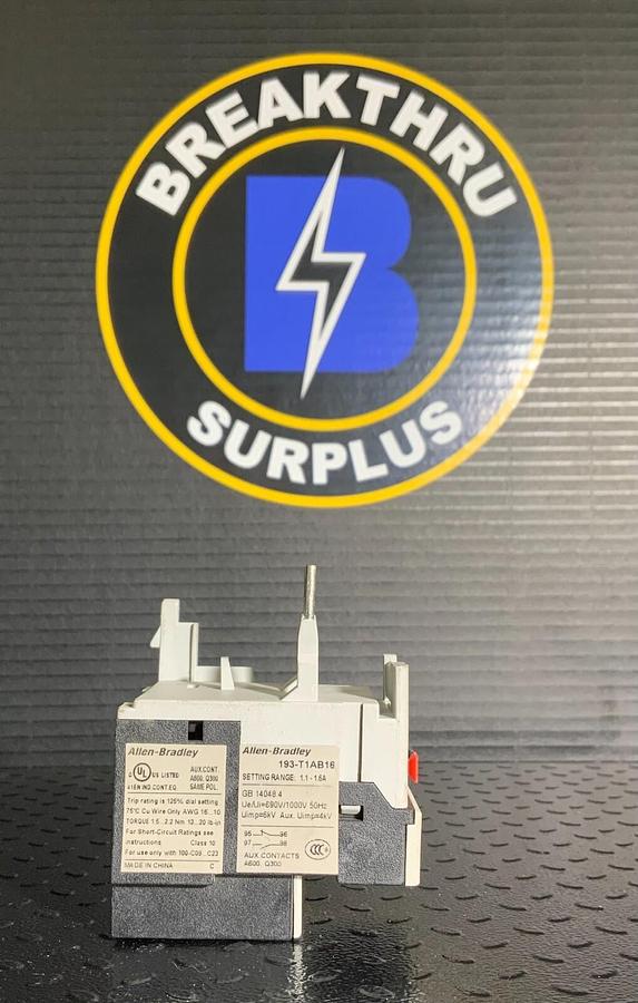 Used ALLEN BRADLEY 193-T1AB16 ($24.99/EACH OBO)