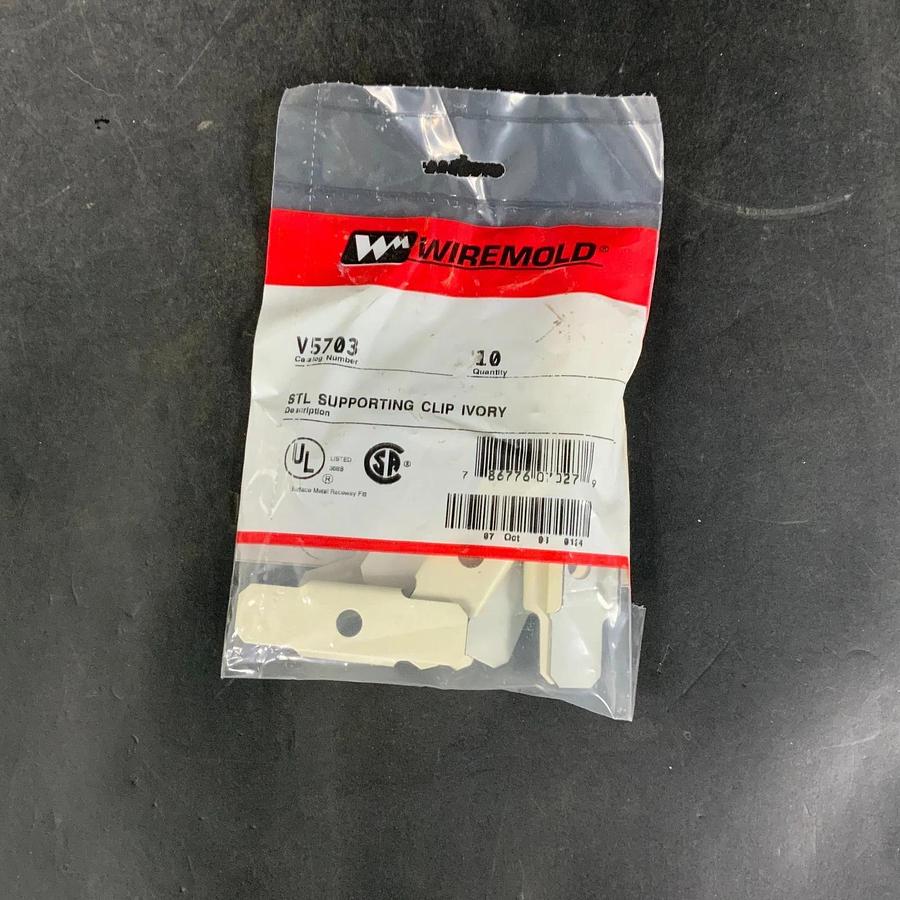 WIREMOLD V5703 SUPPORTING CLIP ($12 OBO)