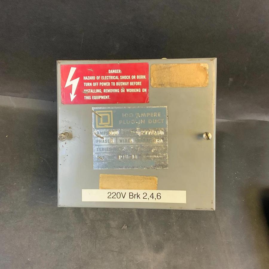 Used SQUARE D P1B-14 100 AMP PLUG-IN DUCT ($50 OBO)
