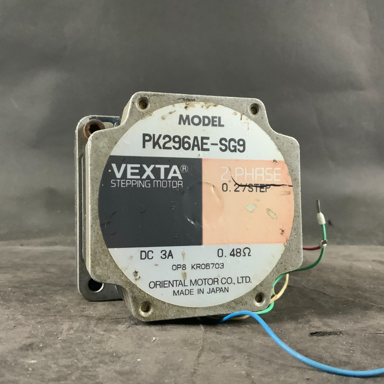 Used VEXTA PK296AE-5G9 STEPPING MOTOR ($100 OBO)