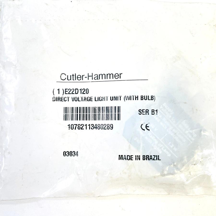 CUTLER HAMMER E22D SER B1 CONTACT BLOCK NEW SEALED INDUSTRIAL CONTROL