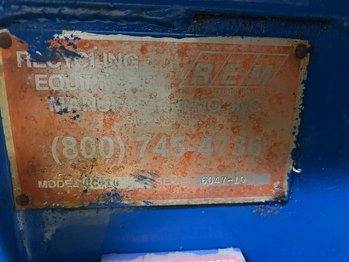 Refurbished REM Can Crusher CC 10.0 ($9,500 OBO) REFURBISHED 2025