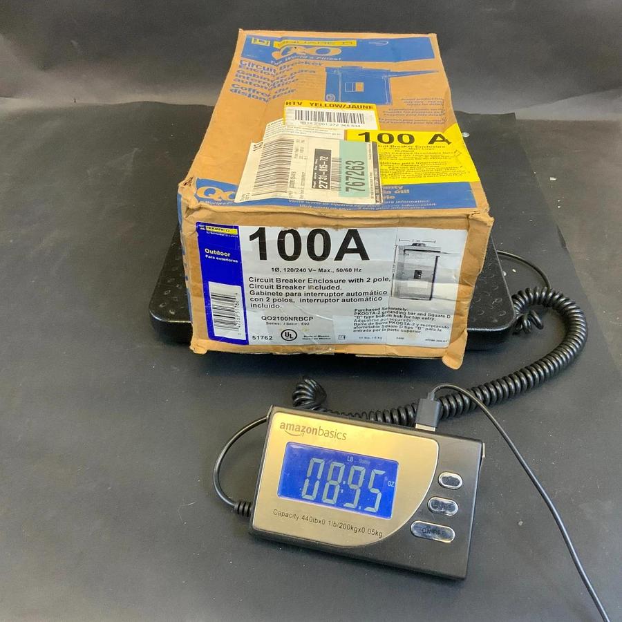 SQUARE D QO2100NRBCP CIRCUIT BREAKER ENCLOSURE ($80 OBO) 47569517624