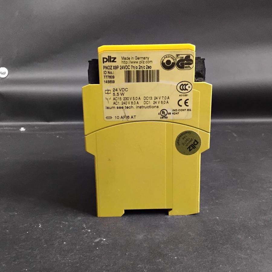 Used PILZ PNOZ X9P SAFETY RELAY ($25 OBO)