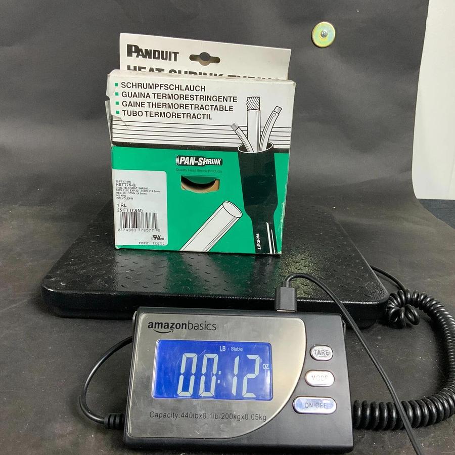 PAN-SHRINK HSTT75-Q 3/4” BLK HEAT SHRINK ($20 OBO)