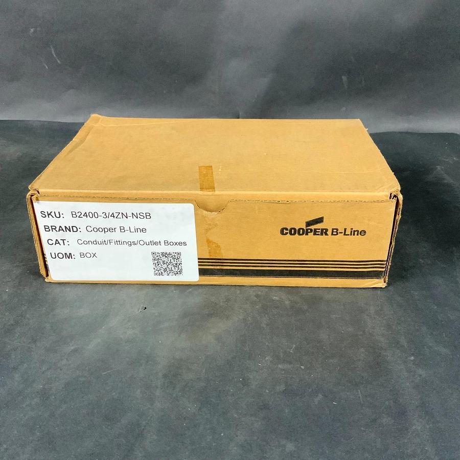 COOPER B-LINE B2400-3/4ZN PIPE STRAP - BOX OF 50 ($150 OBO)