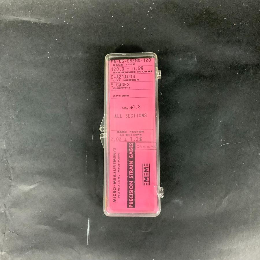 Used MICRO-MEASUREMENTS EA-06-062MD-120 PRECISION STRAIN GAUGE - LOT OF 4 ($20 OBO)