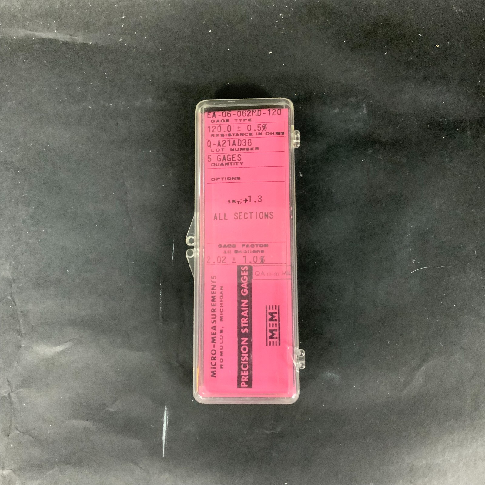 Used MICRO-MEASUREMENTS EA-06-062MD-120 PRECISION STRAIN GAUGE - LOT OF 4 ($20 OBO)