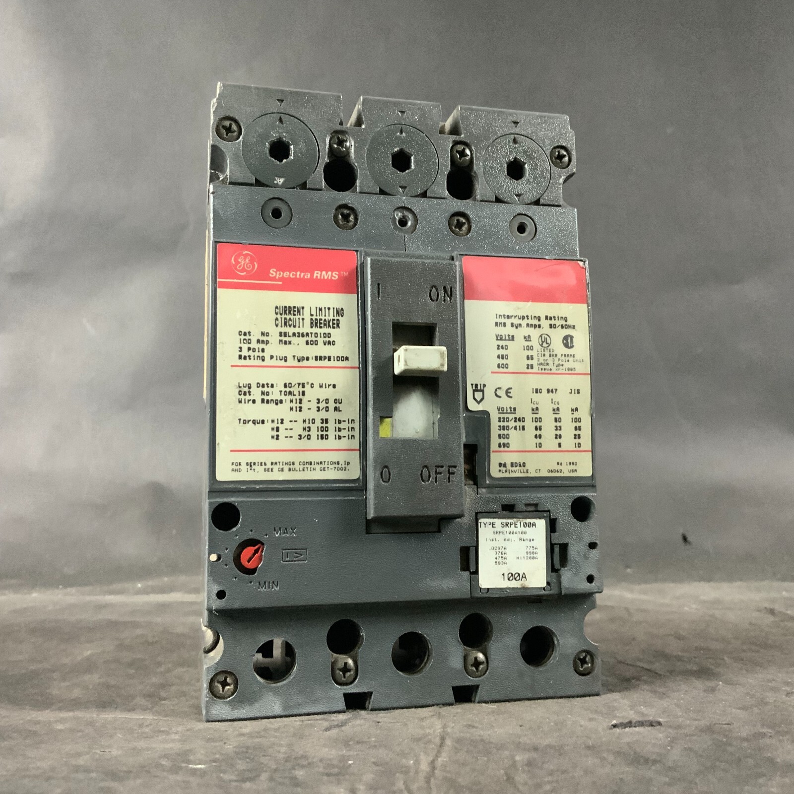 Used GENERAL ELECTRIC SPECTRA RMS SELA36AT0100 ($175 OBO)