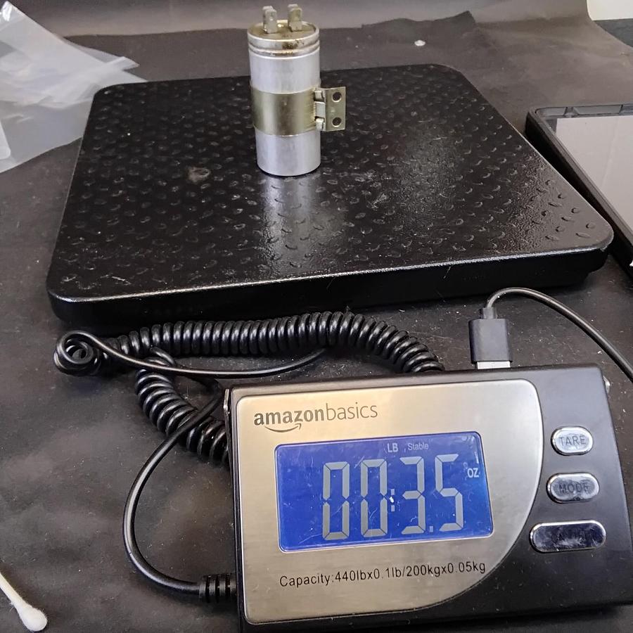 Used MATSUSHITA 40UF-X-200VAC MOTOR RUN CAPACITOR ($11 OBO)