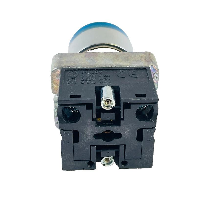 Used AUTOMATIONDIRECT GCX1194-24L 22MM METAL YELLOW ILLUMINATED PUSHBUTTON 24V AC/DC