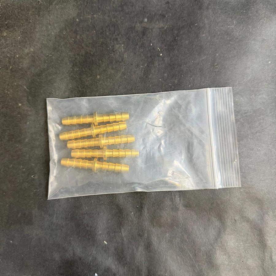 Used DIXON 1780404C 1/4” BRASS MENDER - LOT OF 5 ($7 OBO)