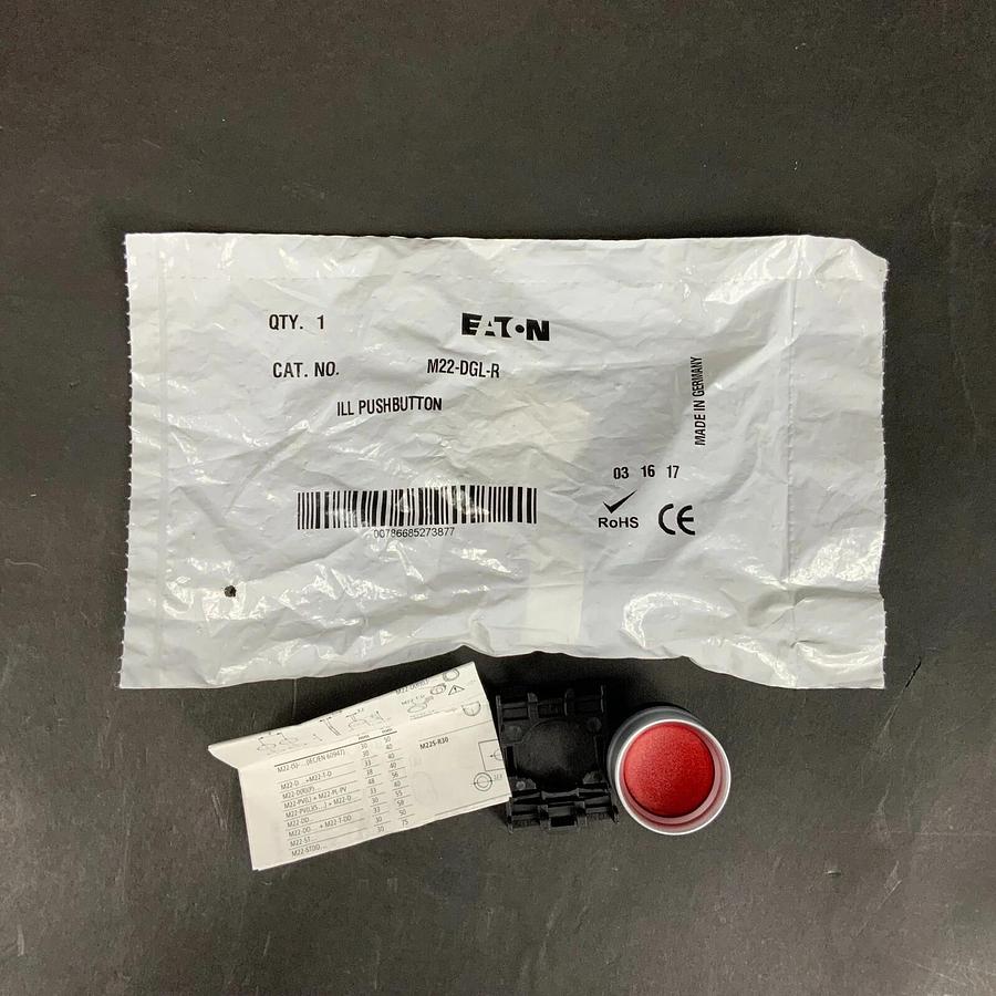EATON M22-DGL-R INDICATOR BUTTON - NEW ($11.50 OBO)