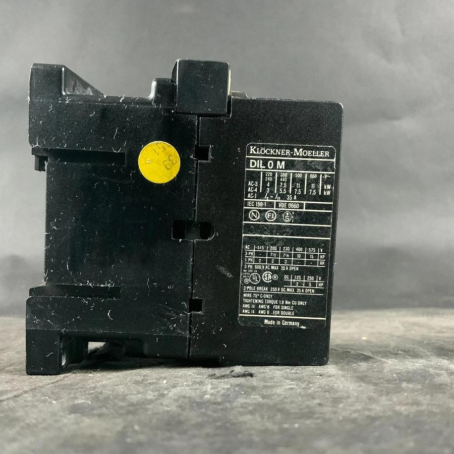Used KLOCKNER MOELLER DIL0M CONTACTOR ($45 OBO)