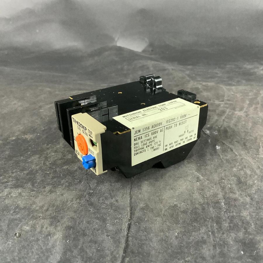 Used MITSUBISHI TH-K20KP 0.7A OVERLOAD RELAY ($10 OBO)