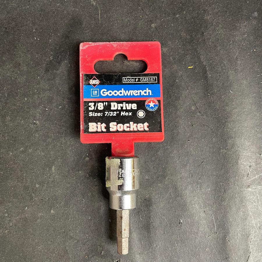 GOODWRENCH GM8167 3/8” DRIVE 7/32” HEX - BIT SOCKET
