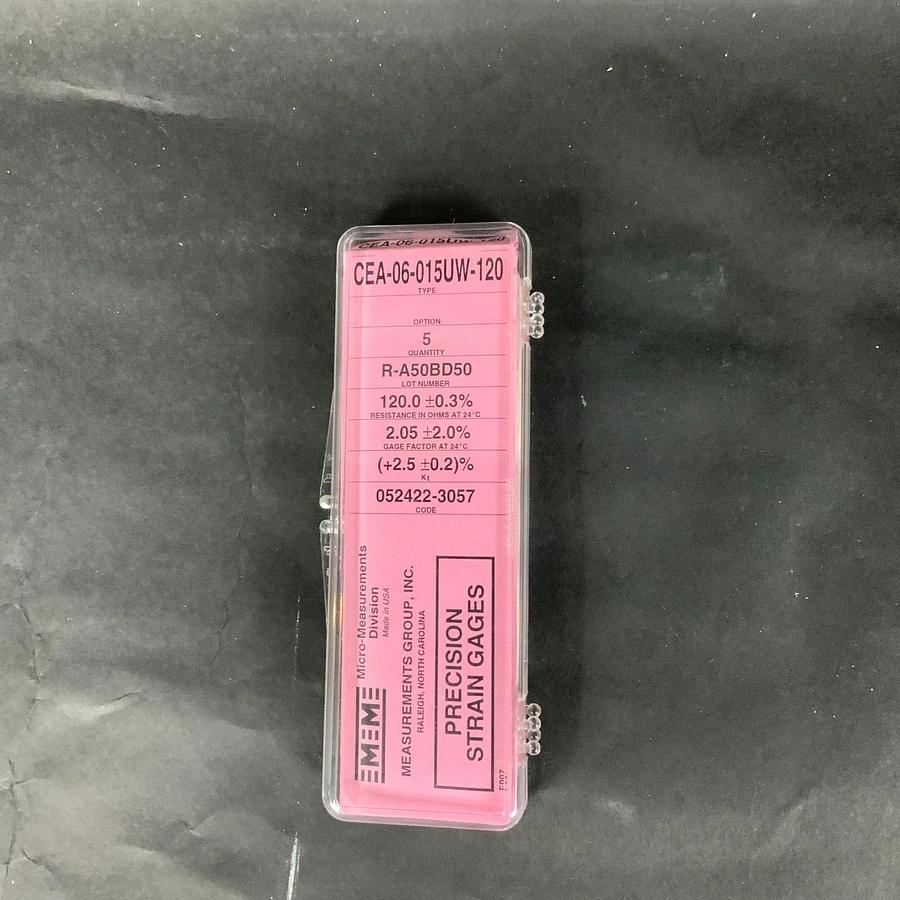 Used MICRO-MEASUREMENTS CEA-06-015UW-120 PRECISION STRAIN GAUGE - BOX OF 5 ($25 OBO)
