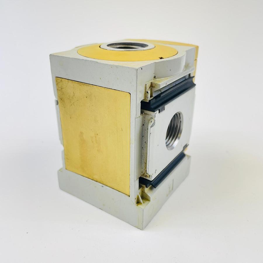 Used FESTO MS6-FRM-1/2 BRANCHING MODULE PNEUMATIC AIR SYSTEM INDUSTRIAL COMPONENT