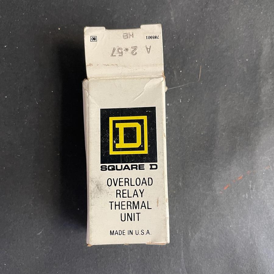 Used SQUARE D A257 THERMAL OVERLOAD RELAY UNIT CLASS 20 OEM USA