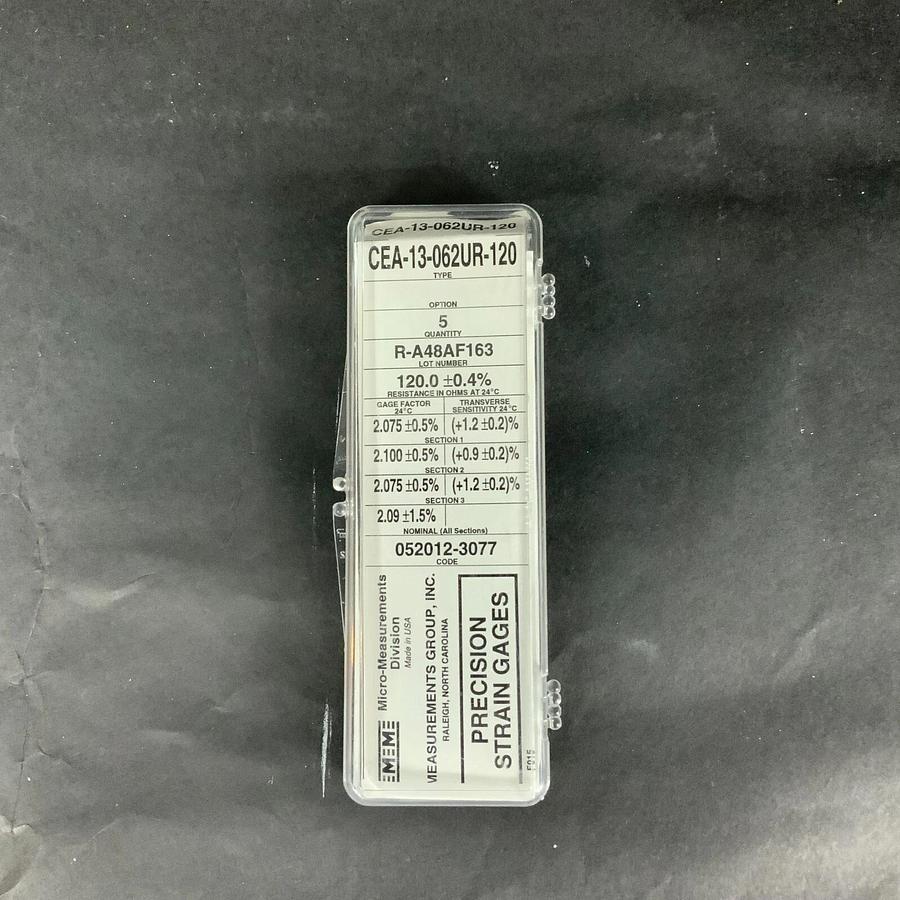 MICRO-MEASUREMENTS CEA-13-062UR-120 PRECISION STRAIN GAUGE - LOT OF 2 ($10 OBO)