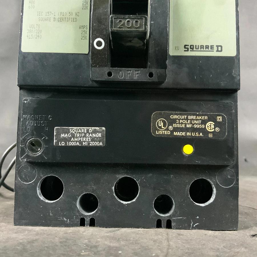 Used SQUARE D KAF362001021 CIRCUIT BREAKER ($170 OBO)
