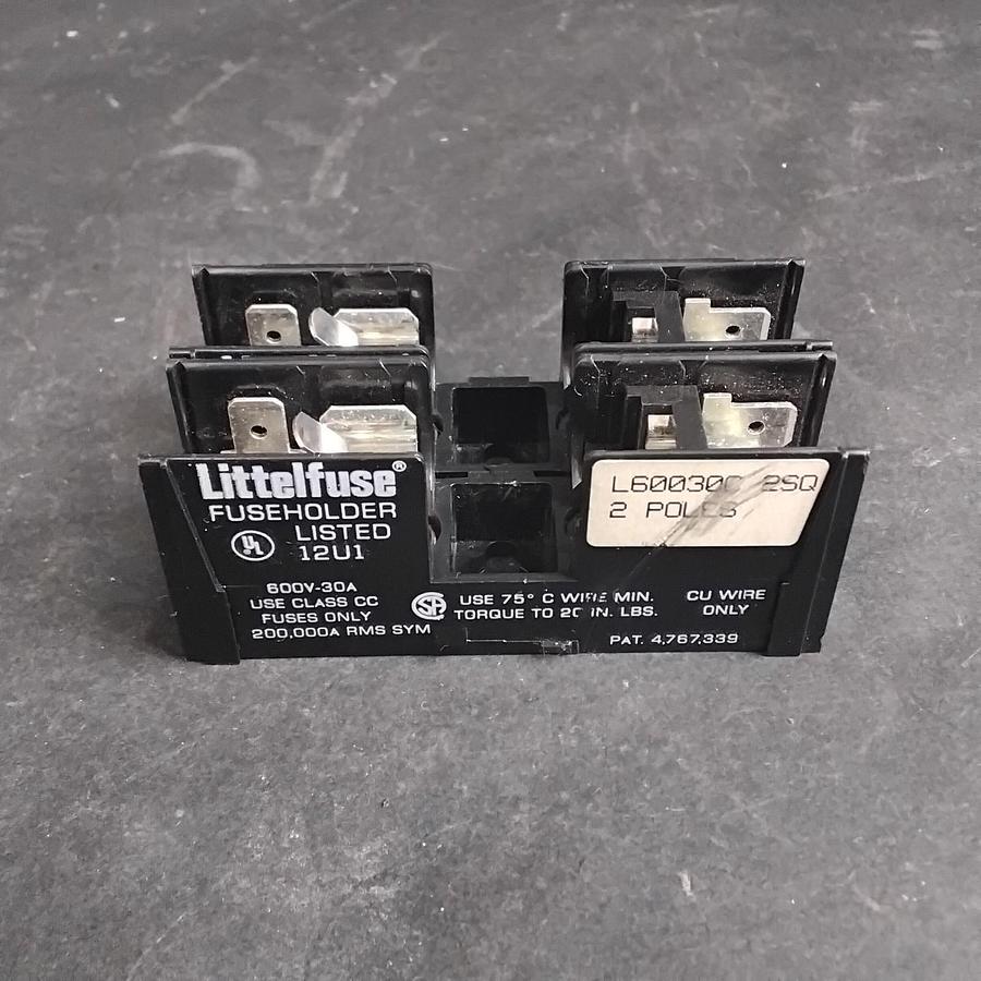 Used LITTELFUSE L60030C-2SQ FUSE BLOCK ($9 OBO)