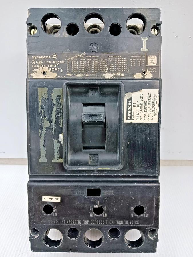 Used WESTINGHOUSE E1015 CIRCUIT BREAKER ($25 OBO)