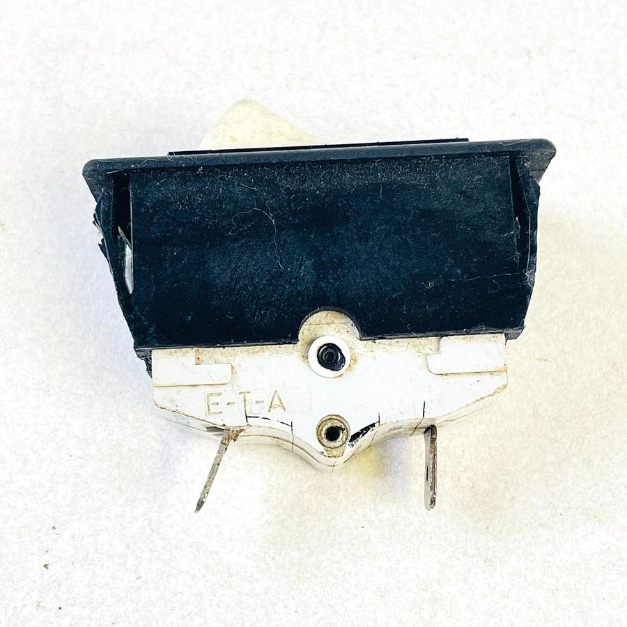 Used E-T-A 3140-P10-F30-WS02K THERMAL CIRCUIT BREAKER 6A 250VAC WHITE ROCKER SWITCH