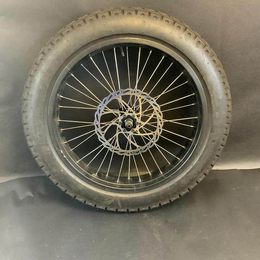 Used KENDA K-272 E-16-402 3.00-16 FULL FRONT WHEEL WITH ROTOR FOR E-BIKE ($60 OBO)