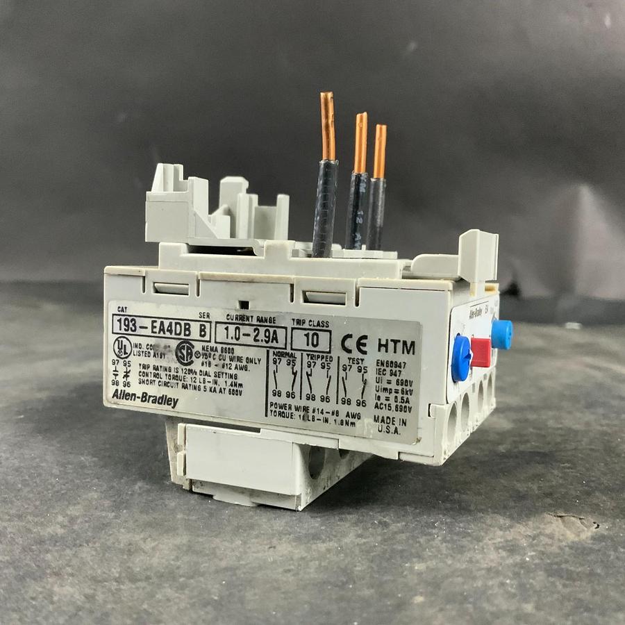 Used ALLEN BRADLEY 193-EA4DB OVERLOAD RELAY SER. B ($25 OBO)