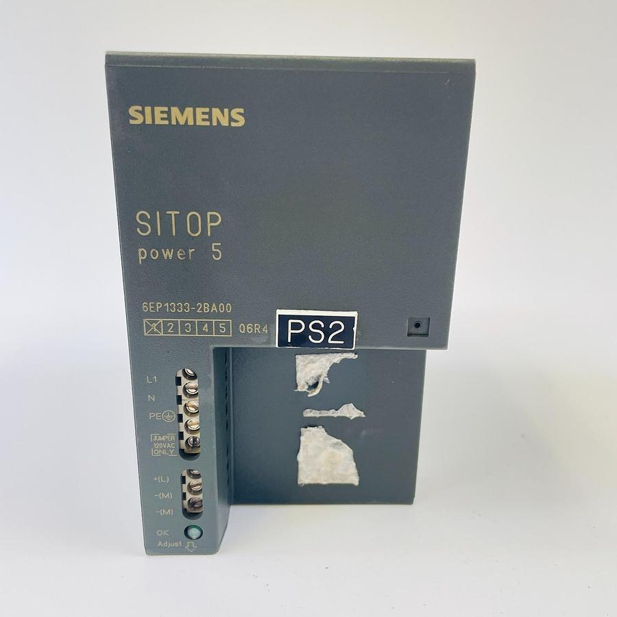 Used SIEMENS 6EP1333-2BA00 SITOP POWER 5 STABILIZED POWER SUPPLY INDUSTRIAL